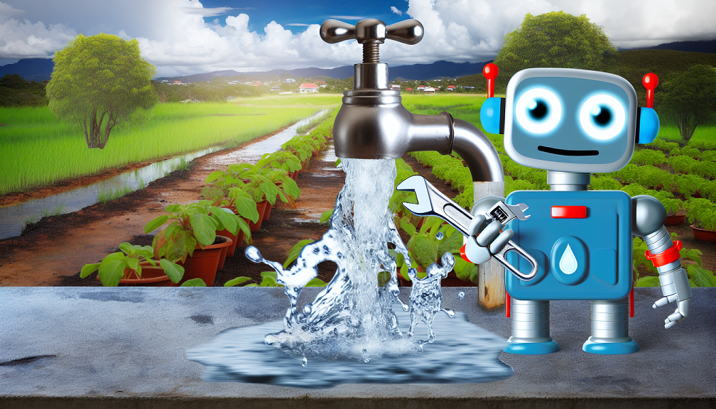 Soluciones Tecnológicas Agua Desperdicio Robot detiene el desperdicio transformación de jardín sediento en oasis verde gracias a la tecnología