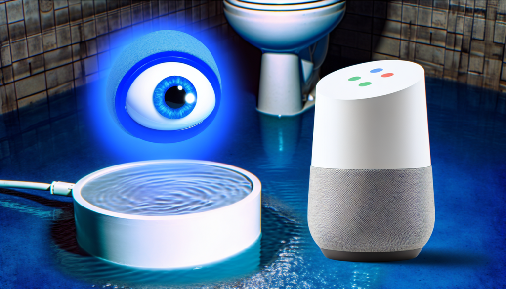 sensor fugas agua Google Home Sensor Ojo Vigilante y Google Home Alerta de Fugas en Baño